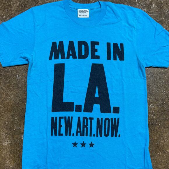 Hammer Museum 2012 Made in LA New Art Now Single Stitch T Shirt Men's Small - Picture 2 of 8